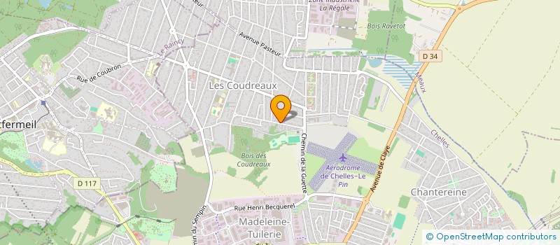 localisation de l'entreprise MONSIEUR TONY DA SILVA RODRIGUES  CHELLES