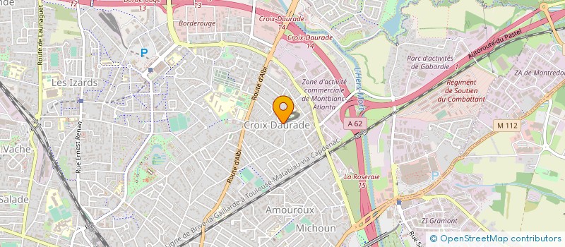 localisation de l'entreprise MONSIEUR TONY DANIEL TOYEN KONDJI à TOULOUSE