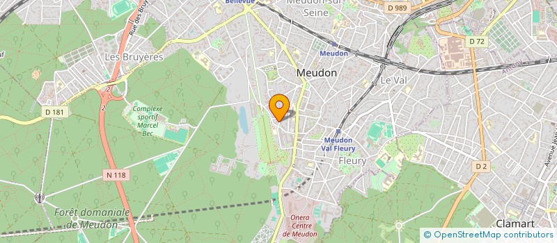 localisation de l'entreprise MONSIEUR TONY DE AMORIM  MEUDON