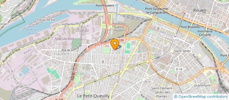 localisation de l'entreprise MONSIEUR TONY DE MATOS  LE PETIT-QUEVILLY