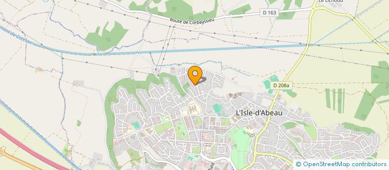 localisation de l'entreprise MONSIEUR TONY DE MATTEIS  L'ISLE-D'ABEAU