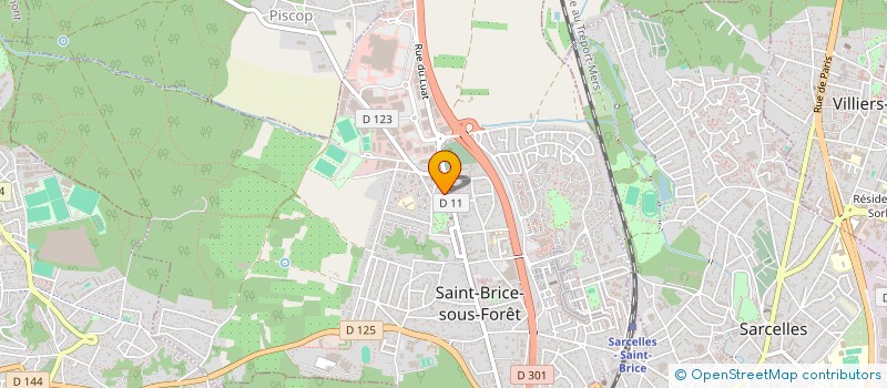 localisation de l'entreprise MONSIEUR TONY DEBARD  SAINT-BRICE-SOUS-FORET