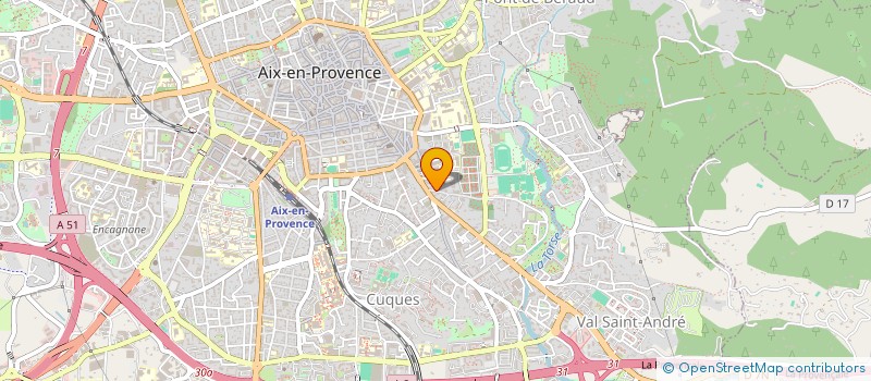 localisation de l'entreprise MONSIEUR TONY DEBORD  AIX-EN-PROVENCE