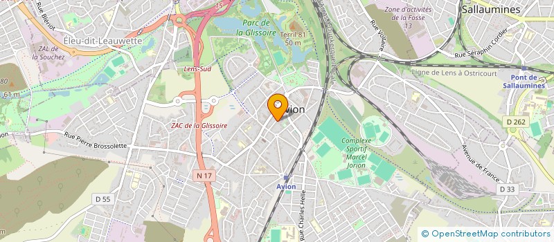 localisation de l'entreprise MONSIEUR TONY DEBOSSCHER  LIEVIN