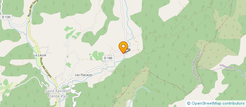 localisation de l'entreprise MONSIEUR TONY DEBOUT  SAINT-FERREOL-TRENTE-PAS