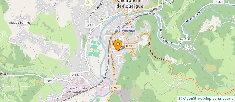 localisation de l'entreprise MONSIEUR TONY DEBUYS à VILLEFRANCHE-DE-ROUERGUE
