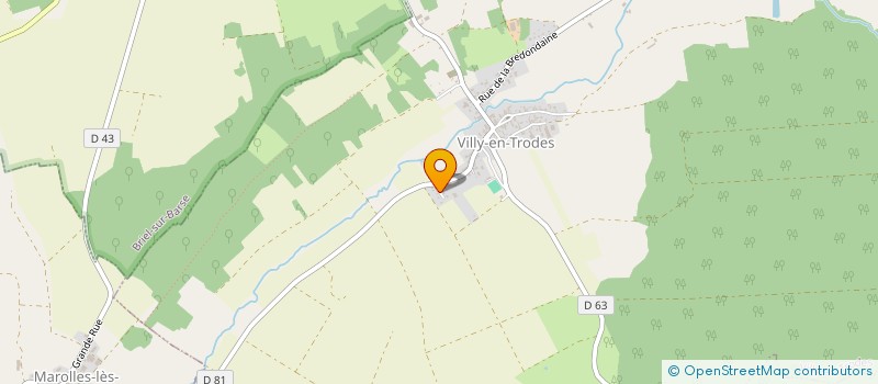 localisation de l'entreprise MONSIEUR TONY DECONINCK  VILLY-EN-TRODES