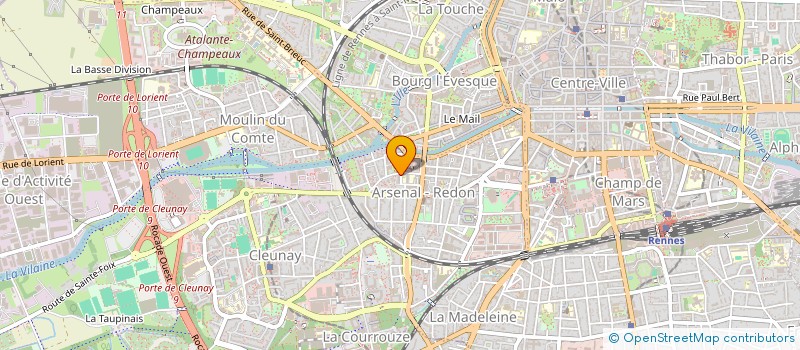 localisation de l'entreprise MONSIEUR TONY DECROUX à RENNES