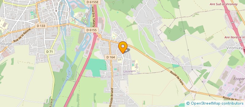 localisation de l'entreprise MONSIEUR TONY DELAMARE à LOUVIERS