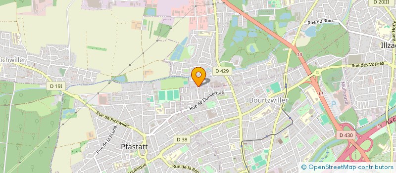 localisation de l'entreprise MONSIEUR TONY DELASSAUX  KINGERSHEIM