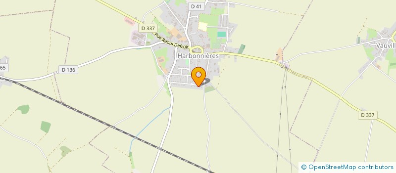 localisation de l'entreprise MONSIEUR TONY DELEPINE  HARBONNIERES
