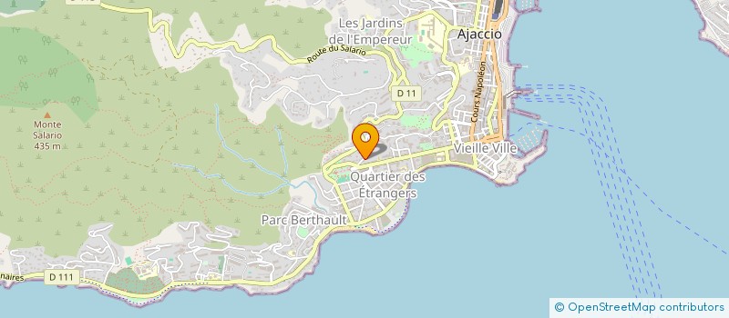 localisation de l'entreprise MONSIEUR TONY DELERIA à AJACCIO