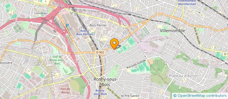 localisation de l'entreprise MONSIEUR TONY DELGADO à ROSNY-SOUS-BOIS