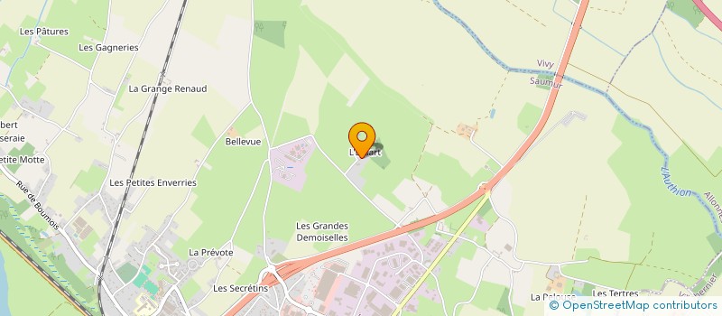 localisation de l'entreprise MONSIEUR TONY DELORME à SAUMUR