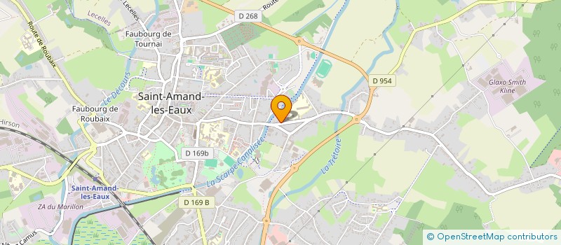 localisation de l'entreprise MONSIEUR TONY DELTOMBE à SAINT-AMAND-LES-EAUX