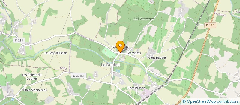 localisation de l'entreprise MONSIEUR TONY DENIS  LE DOUHET