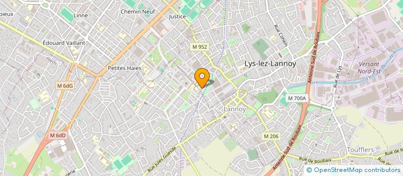 localisation de l'entreprise MONSIEUR TONY DEPOORTERE  LYS-LEZ-LANNOY