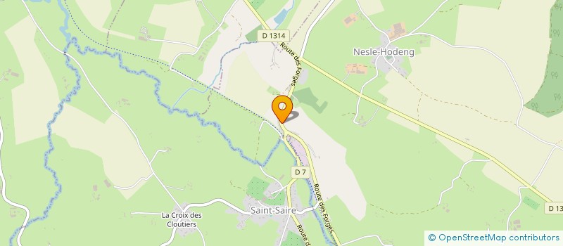 localisation de l'entreprise MONSIEUR TONY DEREBERGUE  NESLE-HODENG