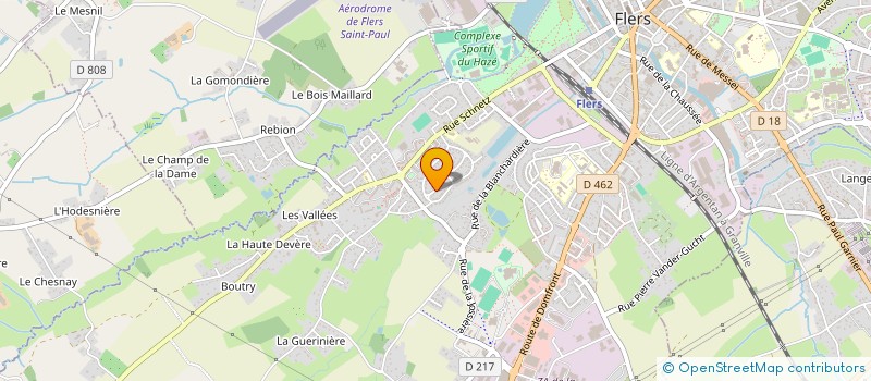 localisation de l'entreprise MONSIEUR TONY DERRIEN à FLERS