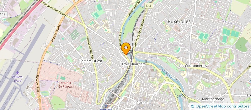localisation de l'entreprise MONSIEUR TONY DESHOULIERES à POITIERS