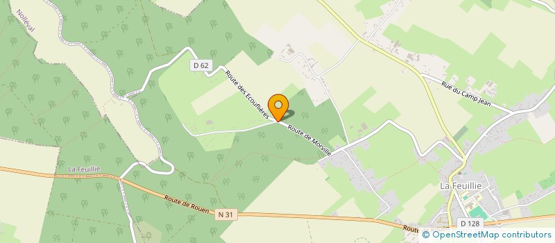 localisation de l'entreprise MONSIEUR TONY DESSEAUX  LA FEUILLIE