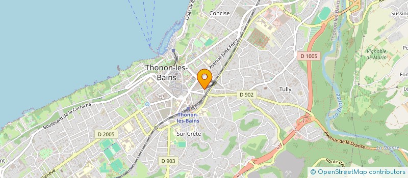 localisation de l'entreprise MONSIEUR TONY DEVAUCHELLES à THONON-LES-BAINS