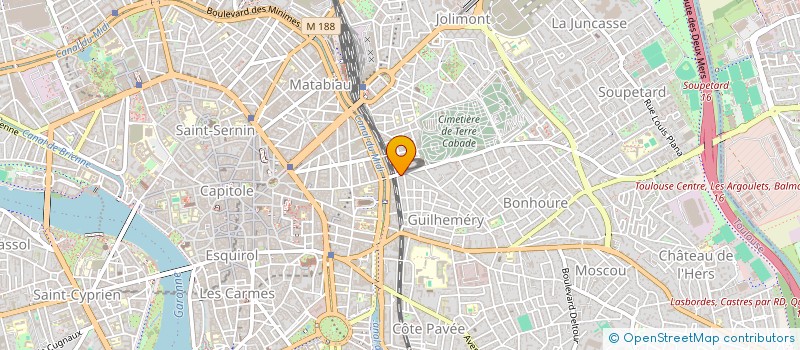 localisation de l'entreprise MONSIEUR TONY DEVJE à TOULOUSE