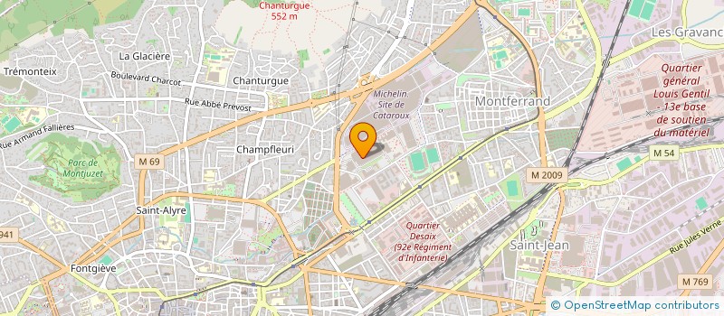 localisation de l'entreprise MONSIEUR TONY DI MAIO  CLERMONT-FERRAND