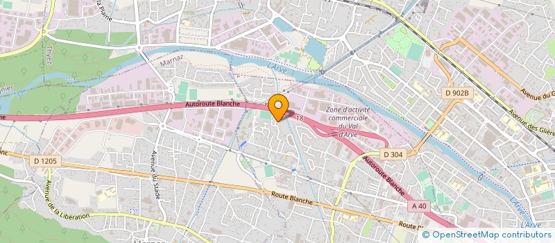 localisation de l'entreprise MONSIEUR TONY DI-REZZE  SCIONZIER