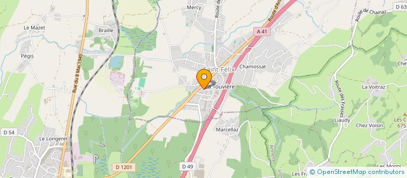 localisation de l'entreprise MONSIEUR TONY DIAS  SAINT-FELIX