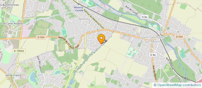 localisation de l'entreprise MONSIEUR TONY DOS SANTOS  MONTRY