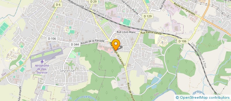 localisation de l'entreprise MONSIEUR TONY DOS SANTOS  DAX