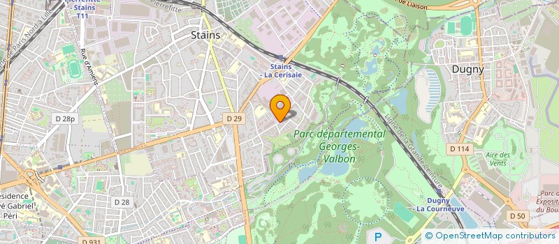 localisation de l'entreprise MONSIEUR TONY DOS SANTOS à STAINS