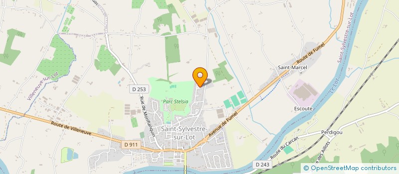 localisation de l'entreprise MONSIEUR TONY DOS SANTOS  SAINT-SYLVESTRE-SUR-LOT