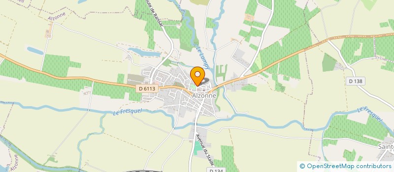 localisation de l'entreprise MONSIEUR TONY DOS SANTOS MACEDO  ALZONNE