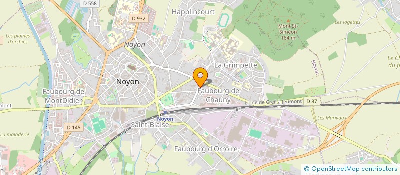 localisation de l'entreprise MONSIEUR TONY DOS SANTOS PARENTE  NOYON