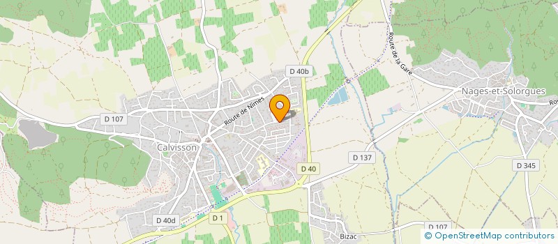 localisation de l'entreprise MONSIEUR TONY DOVILLE  CALVISSON