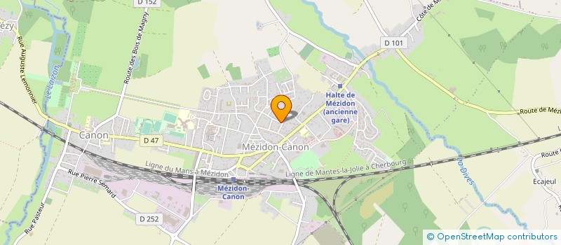 localisation de l'entreprise MONSIEUR TONY DUHAMELET à MEZIDON VALLEE D'AUGE