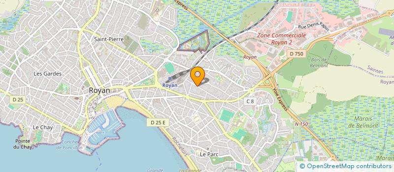 localisation de l'entreprise MONSIEUR TONY DUMAS à ROYAN