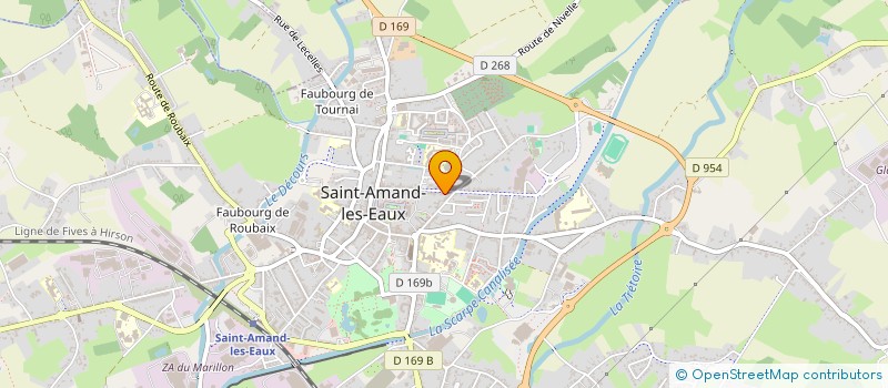 localisation de l'entreprise MONSIEUR TONY DUMONCEAU  SAINT-AMAND-LES-EAUX