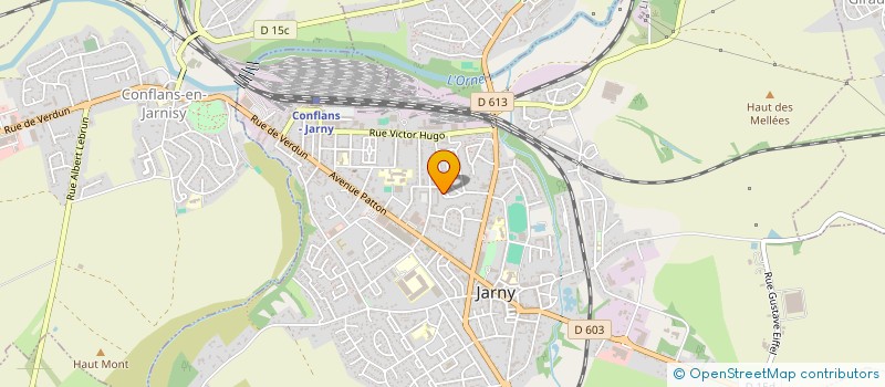 localisation de l'entreprise MONSIEUR TONY DUPUIS  JARNY