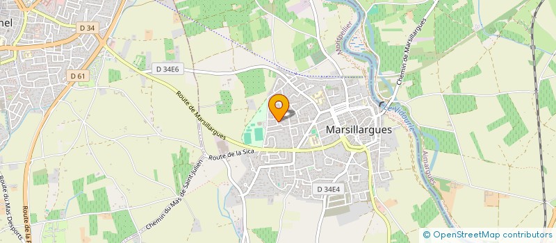 localisation de l'entreprise MONSIEUR TONY DURAND  MARSILLARGUES