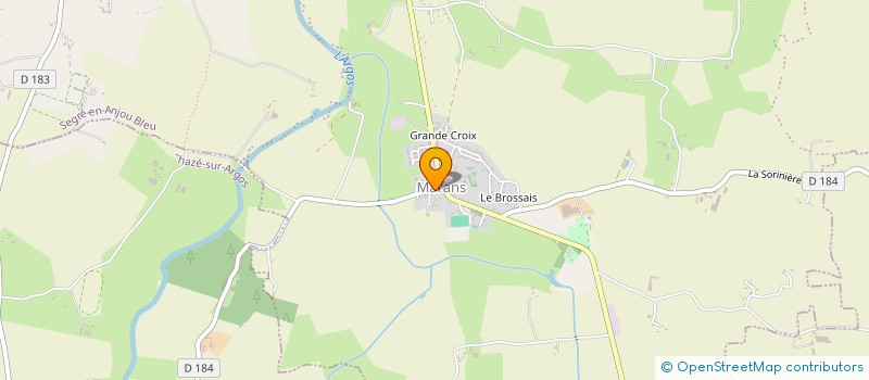 localisation de l'entreprise MONSIEUR TONY DUVAL à SEGRE-EN-ANJOU BLEU