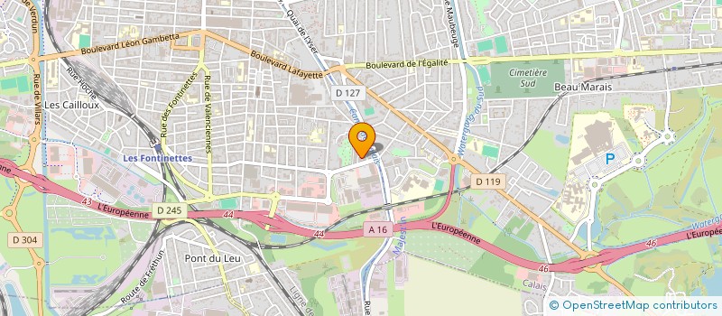 localisation de l'entreprise MONSIEUR TONY DUVIEUBOURG  CALAIS