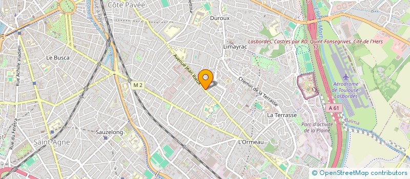 localisation de l'entreprise MONSIEUR TONY EDDY JAGOUDEL à TOULOUSE