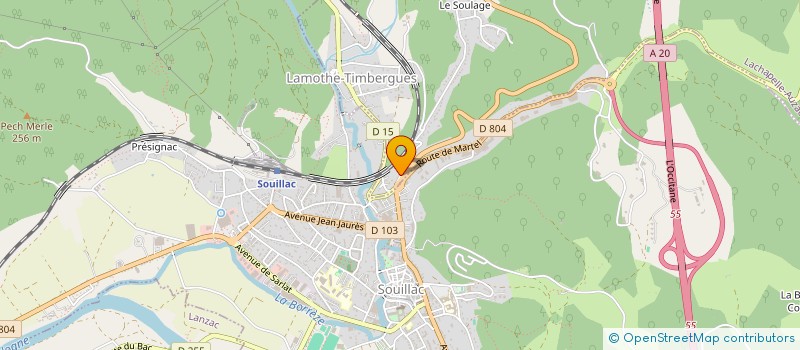 localisation de l'entreprise MONSIEUR TONY ENAULT  LACHAPELLE-AUZAC