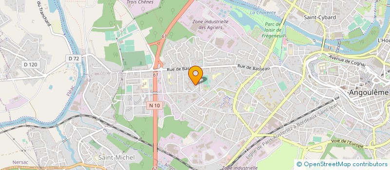 localisation de l'entreprise MONSIEUR TONY EPAUD à ANGOULEME