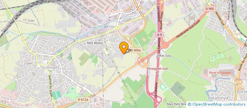 localisation de l'entreprise MONSIEUR TONY ESPINOS  PERPIGNAN
