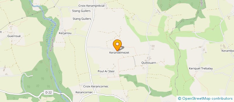 localisation de l'entreprise MONSIEUR TONY FAIELLO  ROSPORDEN