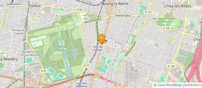 localisation de l'entreprise MONSIEUR TONY FAKHRY à ANTONY